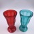Plastic Ice Cream Cup Transparent PS Vase European Polygon Vase Table Decoration Vase