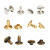 5-9mm Copper Double-Sided Rivet No Rust Rivet Leather Luggage Advertising DIY Production Cap Nail Gold and Silver Color