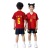 20-21 Barcelona Children's Jersey No. 10 Massey Juventus Children's Clothing No. Soccer Uniform Suit 7 C Luo Boy