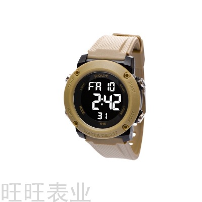 Factory Direct Sales Polit Bora New Electronic Watch Men's Black Screen Children's Waterproof Luminous Swimming Watch