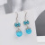 Factory Direct Sales Cross-Border New Accessories Rhinestone Earrings Women's Fashion Vintage Pearl Stud Earrings Earrings Eardrops Jewelry