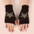 Star Knit Acrylic Gloves Women Winter Mittens Warm Fingerles