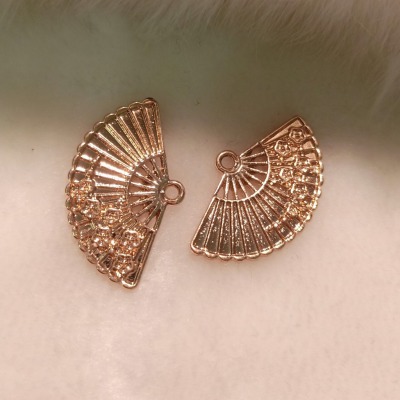Oil Level Cherry Fan KC Jinhe Gold Necklace Earring Material DIY Ornament Accessories Manufacturer Color Retention