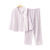 Women's 69-Flannel Pajamas Women's Spring and Autumn Non-Printed Home Wear Suit Large Size Autumn and Winter Brushed Pure Cotton Couple Thickened