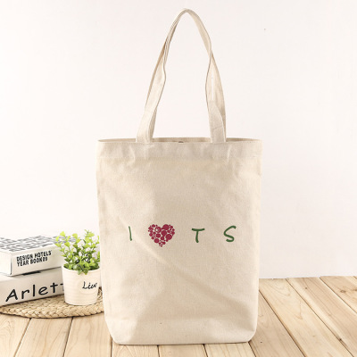 Wholesale Fashion Portable Cotton Bag Canvas Bag Creative Printing Cotton Shopping Bag Customizable Logo