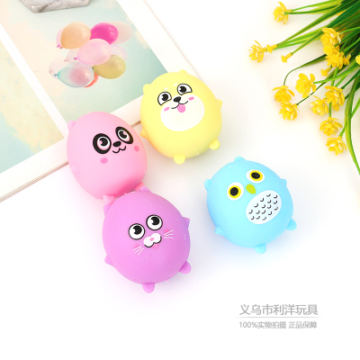 New Exotic Decompression Artifact Cartoon Small Animal Vent Ball Squeezing Toy Squeeze Funny Decompression Vent Toys Wholesale