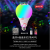 LED Light New Product Bluetooth a Bubble Music Light 12W Home Lighting App Control Atmosphere Bulb