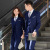Men's and Women's Suit Set as in Same Style Fashion Temperament College Student Interview Formal Wear Work Clothes Bank Insurance Sales Work Clothes
