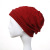 Slouchy Beanie Unisex Cuff Knit Hat Men Autumn Woolen Hat Sk