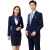 Men's and Women's Suit Set as in Same Style Fashion Temperament College Student Interview Formal Wear Work Clothes Bank Insurance Sales Work Clothes