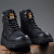 Dr. Martens Boots Men's Spring and Autumn High-Top Leather Shoes Genuine Leather Retro Casual Boots Fashion Men's Boots Thick Bottom Black Worker Boot