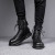 First Layer Cowhide and Velvet Dr. Martens Boots Men's 2021 Winter New British Motorcycle Knight Boots Insulated Cotton-Padded Shoes Men's High-Top