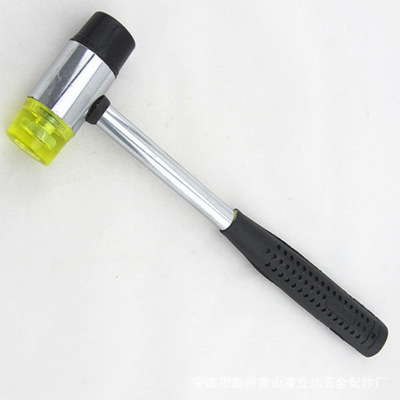 Multifunctional Hammer Detachable Double-Head Mounting Hammer Hand Tool round Head Rubber Hammer Hammer Mounting Hammer Household