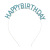 European and American Birthday Party Headdress Hair Hoop Female Letter Happy Birthday Happy Birthday Headband Women's