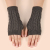 Knit Acrylic Gloves Women Winter Mittens Warm Fingerless Gloves