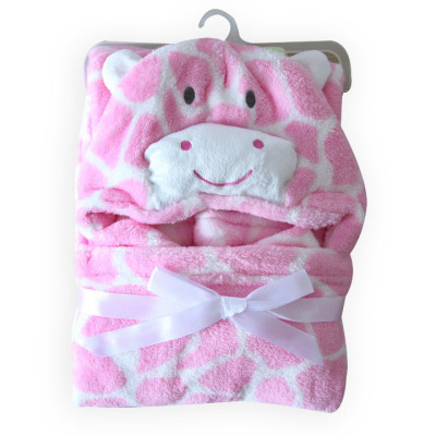 Hooded Balnket Animal-Shaped Blanket Spring and Summer Blanket Foreign Trade Baby Baby Blanket