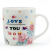 Silicone Cover English Alphabet Letters Personality Ceramic Cup with Lid and Handle Mother's Day Gift Cup Large-Capacity Water Cup