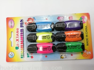 Fluorescent Pen, Crayon, Marker for Students