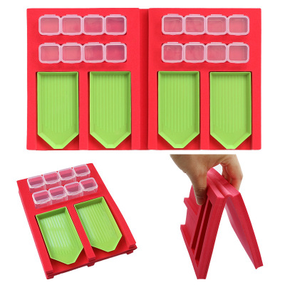 Diamond Painting Tools Storage Tray New Cross-Border Folding Storage Rack Foreign Trade New Tray Gadget Set