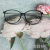 Cross-Border New Arrival TR90 Anti-Blue Ray HD Lens Reading Glasses Ultra-Light Folding Constantly Fashionable Vintage with Large Rims A030