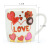 Creative Personality Valentine's Day Ceramic Coffee Cup Water Cup Valentine's Day Gift