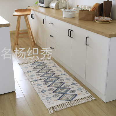 American Style Doorway Floor Mat Bedroom Home Bedside Mats Kitchen Floor Mat Color Single-Sided Printing Door Mat