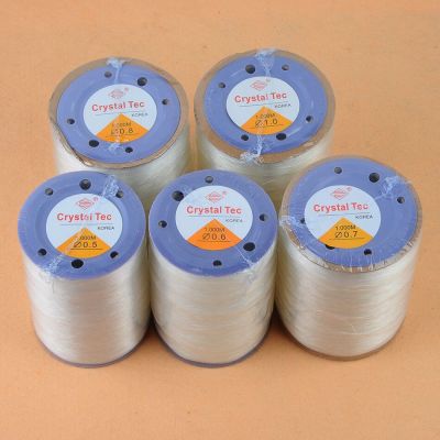 TPU Transparent Crystal Cable Filament round Beaded Wire Elastic String Ornament Accessory Rope Factory Wholesale