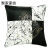 Cross-Border Netherlands Velvet Bronzing Pillow Cover Sofa Plush Black Car Throw Pillowcase Office Printing Pillow