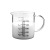 Factory Direct Supply Single-Layer Glass with Scale Thickened Microwaveable Glass Milk Cup Measuring Cup Water Cup