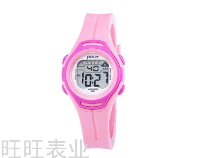 Factory Direct Sales Polit New Electronic Watch Depth Waterproof Genuine Student Youth Children's Electronic Watch Watch