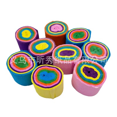 Colored Creped Paper Rolls Birthday Party Wedding Celebration Dress up Supplies Crepe Paper Crafts Customizable