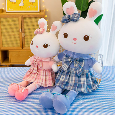 2021 New Internet Celebrity Products JK Rabbit Plush Toys Little Bunny Children's Doll Ragdoll Gift Wholesale