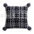 Warm Pillow Nordic Style Plush Sofa Cushion Ins Plaid Fur Ball Bedside Bay Window Cushion Waist Pillow
