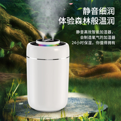 New 3L Large Capacity Double Spray Humidifier USB Spray Domestic Aromatherapy Air Purification Humidifier