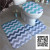 Flannel Printed Three-Piece Set 3D Printing Toilet Toilet Three-Piece Floor Mat Absorbent Non-Slip Combination Carpet