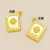 Gold DIY Material Jewelry Accessories 18mm Lucky Lucky Book Pendant Manufacturer 20 Pieces a Pack