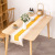 Amazon Table Runner Cotton and Linen Splicing Tape Tassel Table Runner Festival Wedding Party Decoration Long Cloth Two-Color Table Runner Bed Runner