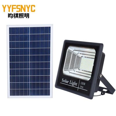 New Outdoor Waterproof Garden Lamp 60 W100w High-Power Bright Floodlight Led Solar Energy Project Lamp