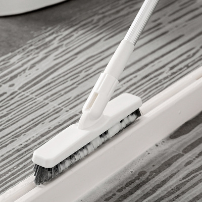 Corner Gap Floor Brush Long Handle Bristle Floor Brush Bathroom Brush Toilet Tile Gap Go to the Dead End Cleaning Brush