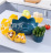 Household Upgrade 8-Grid Hot Pot Vegetable Platter Rotatable Fruit Plate Drain Basket Vegetable Washing Basin Basket