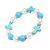 Factory Supply Christ Cross Bracelet Turquoise Rhinestone Pearl Single Ring Bracelet Foreign Trade Ornament Wholesale Processing