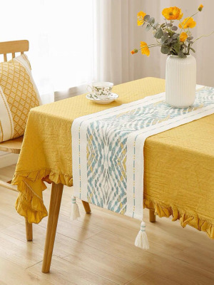 Foreign Trade Table Runner Simple Modern Table Towel Long Tablecloth Decorative Cloth Table Runner Custom Nordic Table Runner American Light Luxury