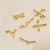 Double-Sided Golden Alloy Constellation Big Dipper Star Wolf Star Necklace Pendant DIY Accessories 100 Pcs/Bag