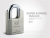 Zinc Alloy Door Lock Padlock Security Lock European-Style Padlock Lock