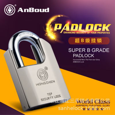 Zinc Alloy Door Lock Padlock Security Lock European-Style Padlock Lock