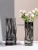 Creative Art Glass Vase Decoration Living Room Flowers Rose Lily Flower Container Model Room Hotel Soft Outfit Decoratio