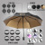 Umbrella Custom Logo Folding Ten-Bone Automatic Gift Umbrella Sunny and Rainy Dual-Use Triple Folding Umbrella Wholesale Custom Advertising Umbrella