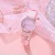 New Little Fairy Student Watch Simple Woven Belt Pendant Creative Trending Quartz Watch