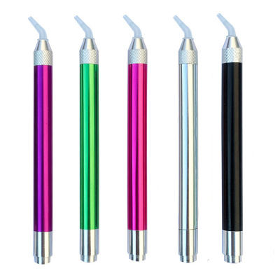 DIY Diamond Painting Luminous Diamond Pen Elbow Design Multi-Color Foreign Trade Wholesale Lighting Multi-Diamond Pen Head Diamond Pen
