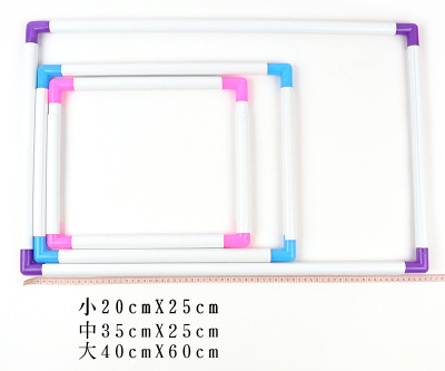 Wholesale Cross-Stitch Holder Handheld Plastic Taboret Clip-on Embroidery Ribbon Embroidery Tools